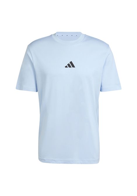 Adidas Essentials Small Logo Single Jersey T-shirt Sky Blue Men ADIDAS CORE | T-shirt | JF1101-